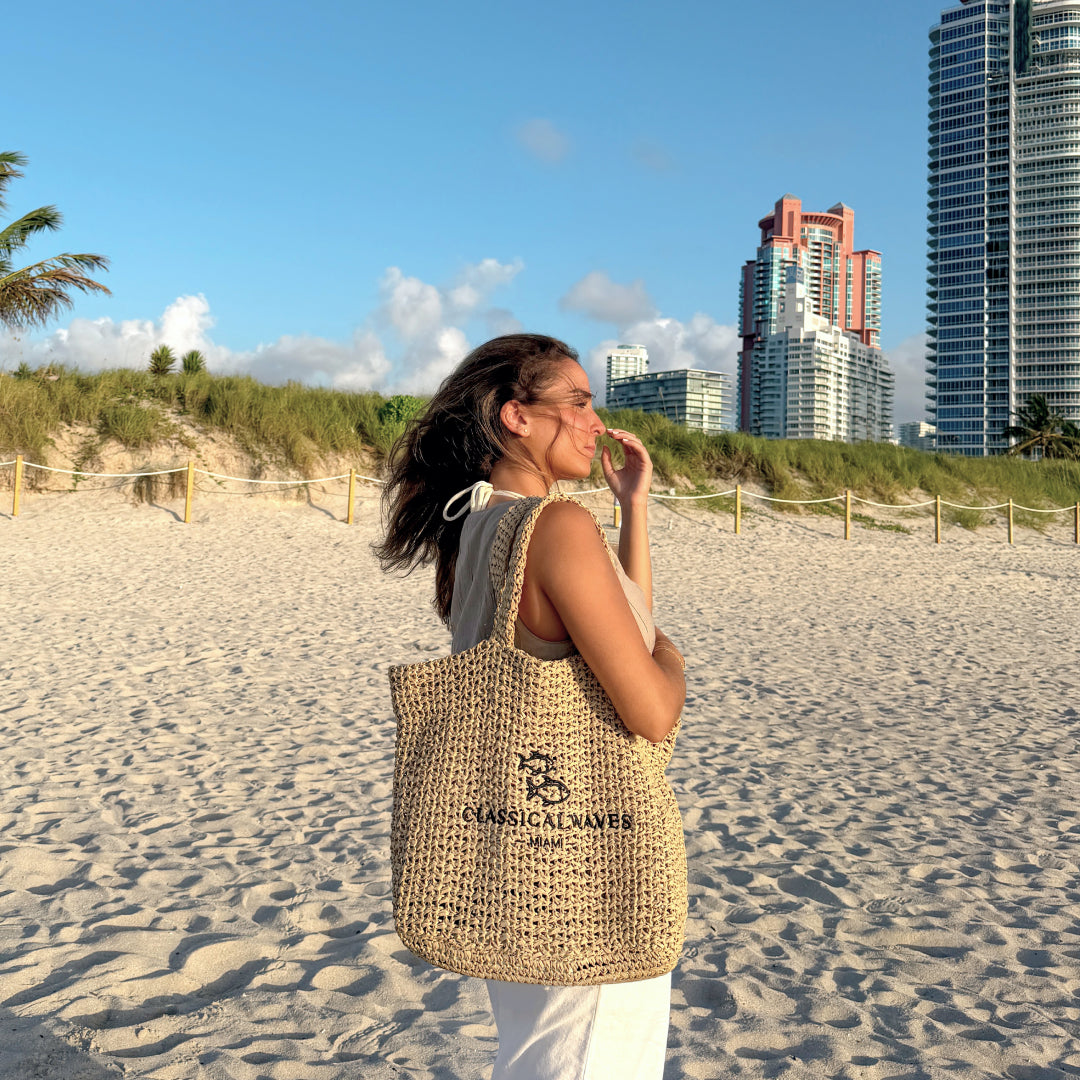 The Raffia Tote Bag